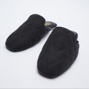 Quilted Zara Mules